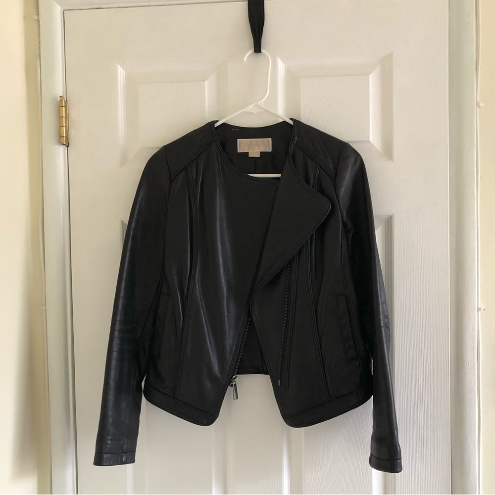 GENUINE LEATHER JACKET - Michael Kors